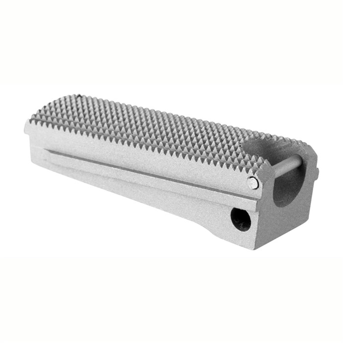 1911 Gov Mainspring Housing Checkered w/Lanyard Stainless