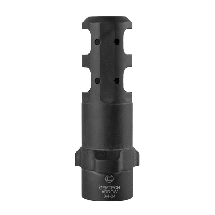TRI-LOCK .338LM Muzzle Brake-ARROW QM Suppressor-3/4-24 - View 3