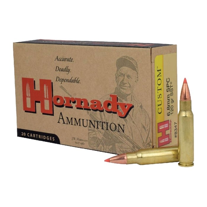 Custom 6.8 Remington SPC 120gr SST Polymer Tipped 20/Box