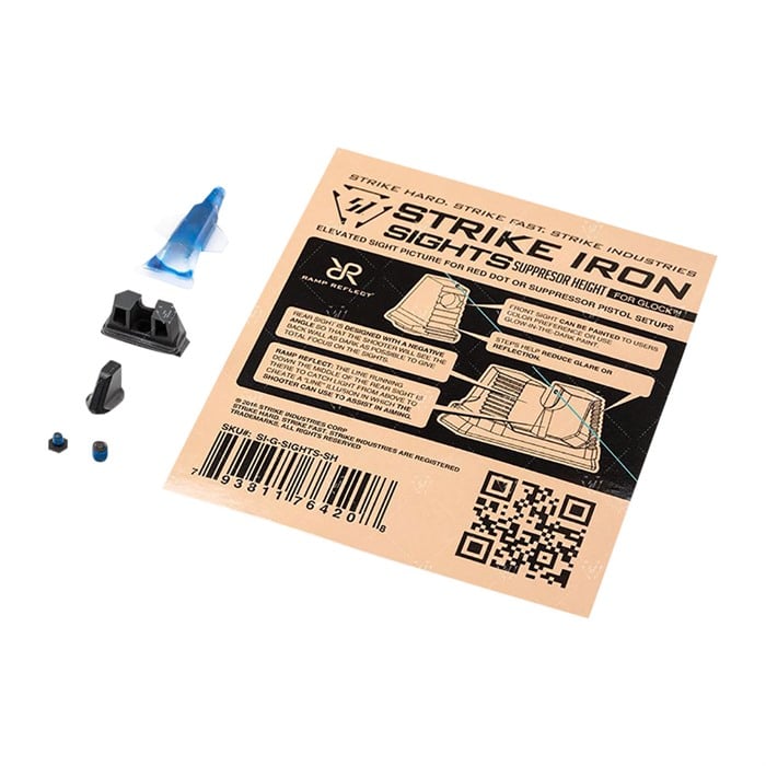 Strike Iron Sight Set For Glock Suppressor Height - View 4