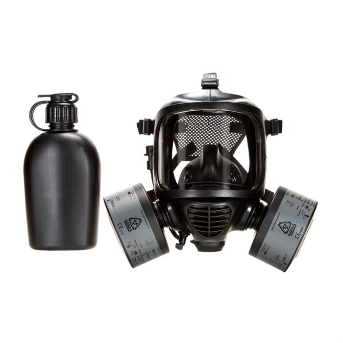 CM-6M Tact Gas Mask-Full Face Respirator W/Drink System