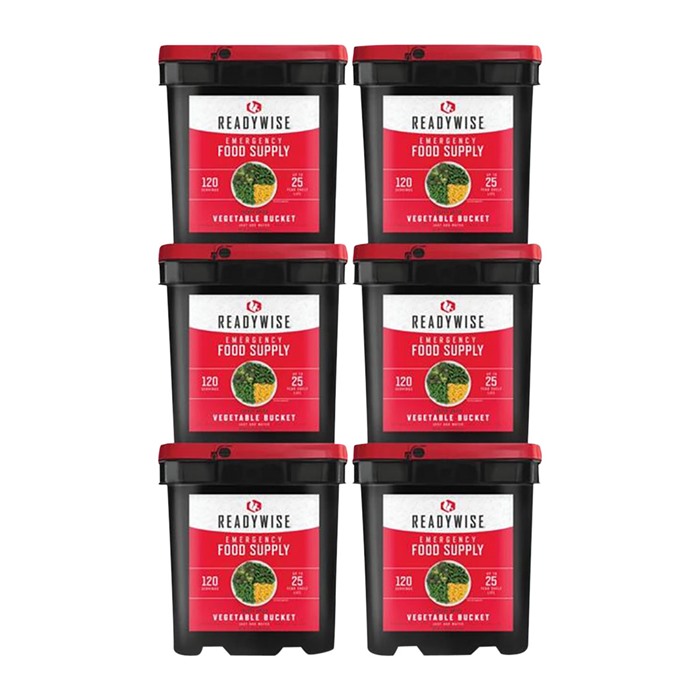 720 Serving Freeze Dried Vegetable Bucket