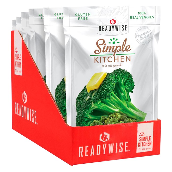 Freeze-Dried Buttered Broccoli 6 Pack