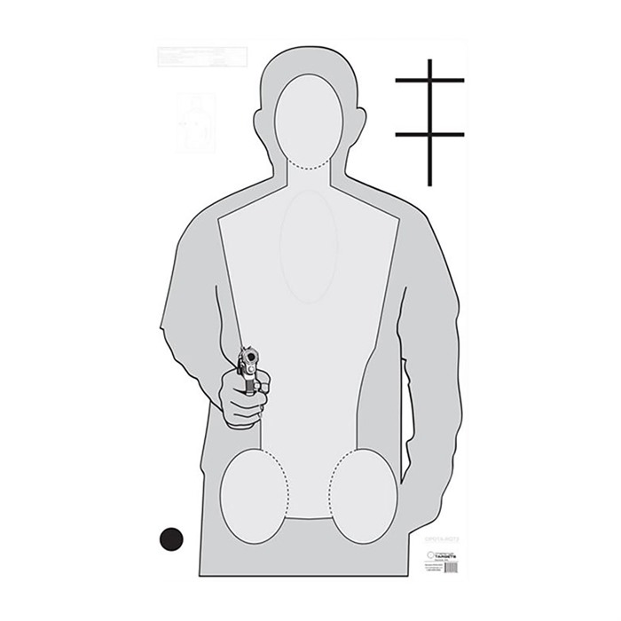 Official Ohio Police Qualification Targets 50 Pack