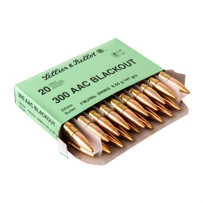 SELLIER & BELLOT - 300 AAC BLACKOUT 147GR FMJ AMMUNITION - View 4