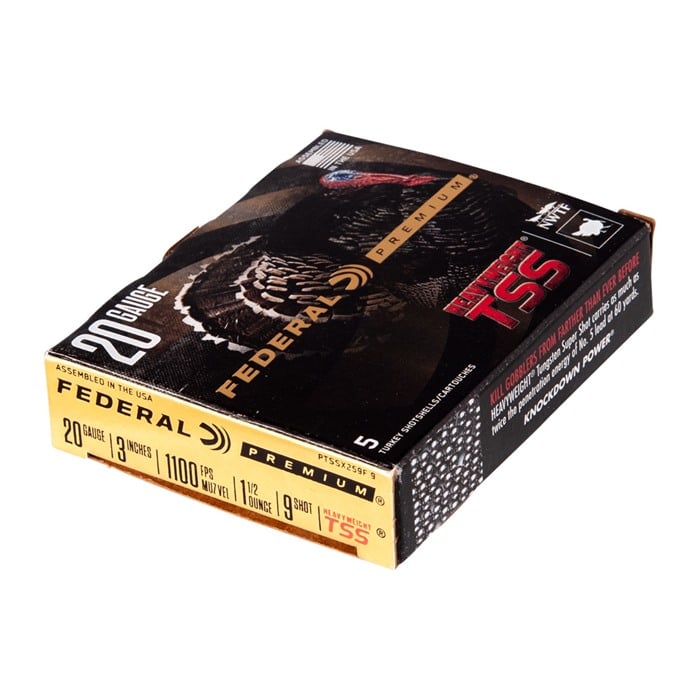Heavyweight TSS 20 Gauge 3" 1-1/2oz #9 Shot 5/Box