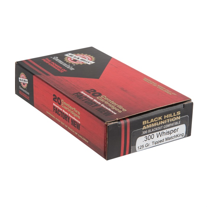 BLACK HILLS AMMUNITION - NEW RIFLE 300 AAC BLACKOUT SIERRA TMK POLYMER TIPPED RIFLE AMMO - View 4