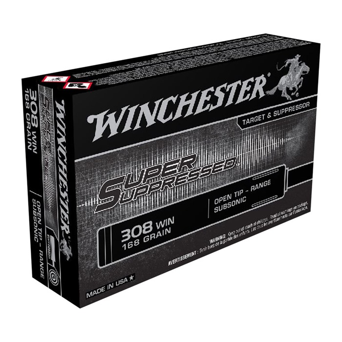 Super Suppressed 308 Winchester 185gr Open Tip 20/Box