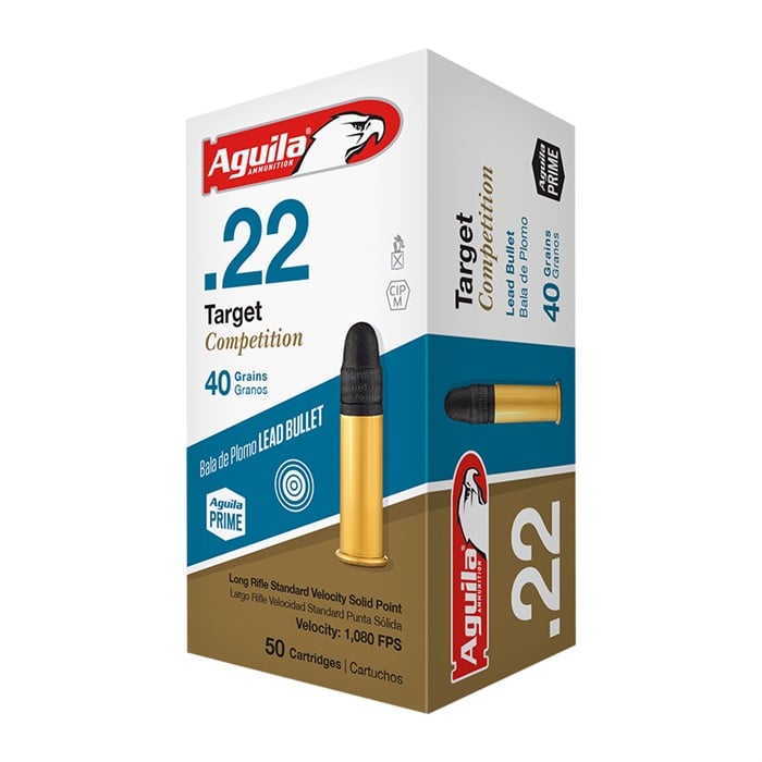 22 Long Rifle 40gr Lead Solid Point 50/Box