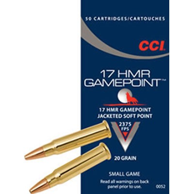17 HMR 20gr Jacketed Soft Point 50/Box