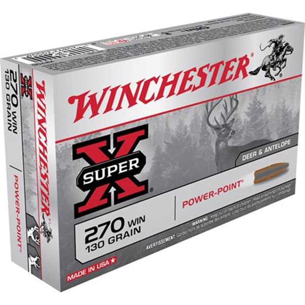 WINCHESTER - POWER POINT 270 WINCHESTER SOFT POINT TIP RIFLE AMMO