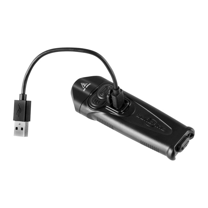 Rechargeable Pocket LED Flashlight 650 Lumen Black