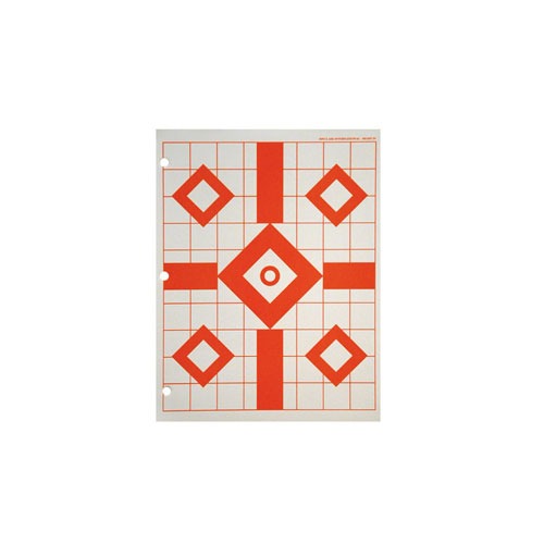 Fluorescent Sight-In Targets 25 Pack