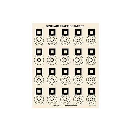 Brenchrest Practice Targets 25 Pack