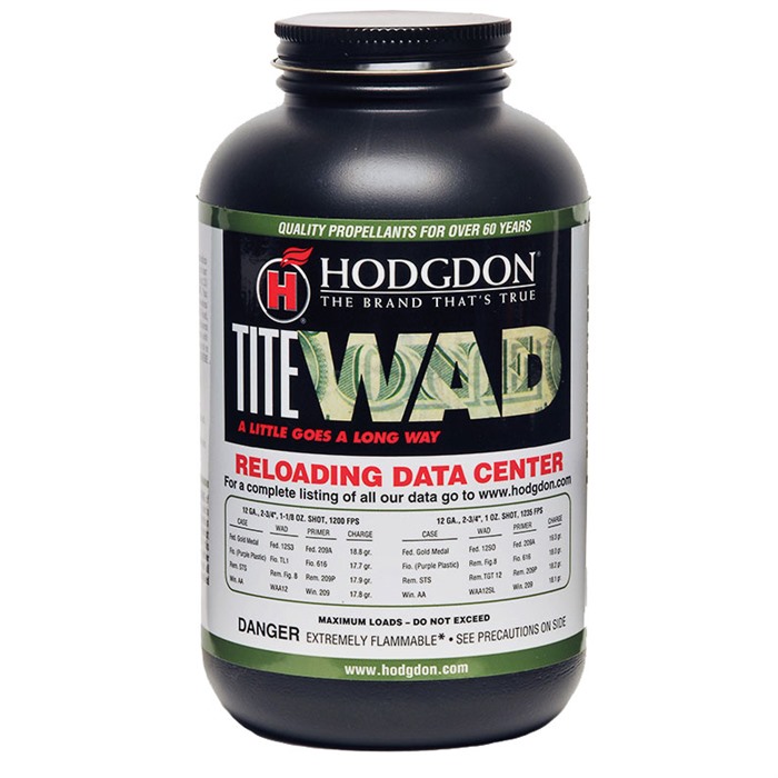 HODGDON POWDER CO., INC. - TITEWAD® SMOKELESS SHOTSHELL POWDER