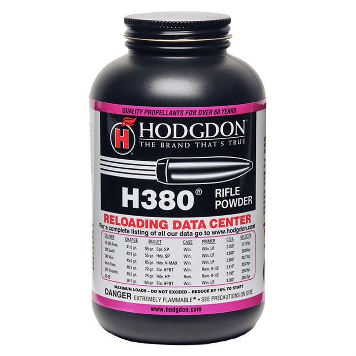 HODGDON POWDER CO., INC. - H380 SMOKELESS RIFLE POWDER