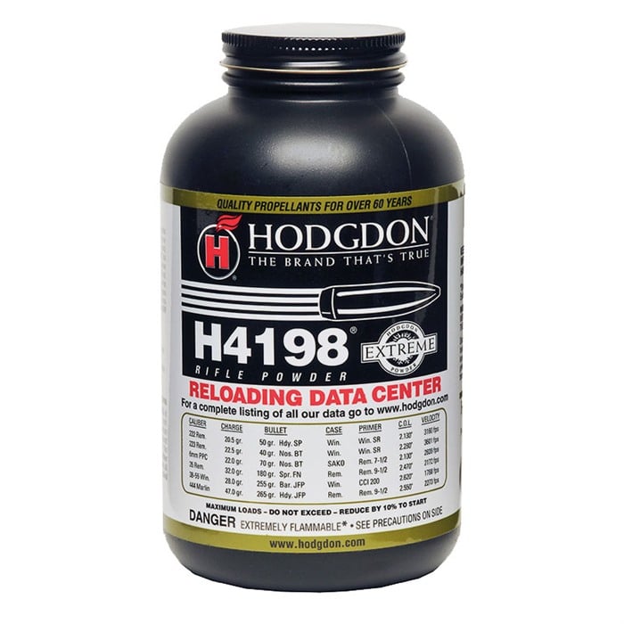 HODGDON POWDER CO., INC. - H4198 SMOKELESS RIFLE POWDER