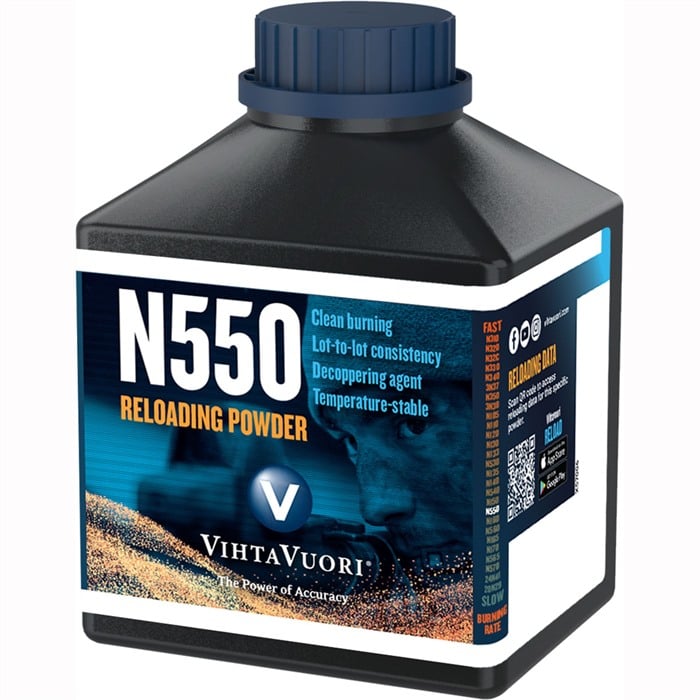 VIHTAVUORI - N550 HIGH ENERGY SMOKELESS RIFLE POWDER - View 2