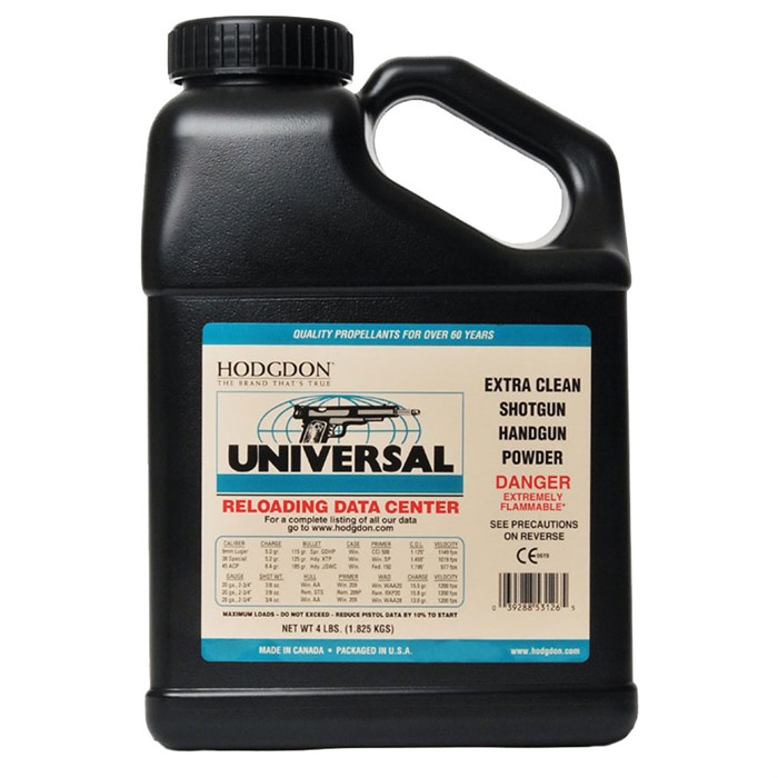 HODGDON POWDER CO., INC. - UNIVERSAL® SMOKELESS PISTOL POWDER - View 3