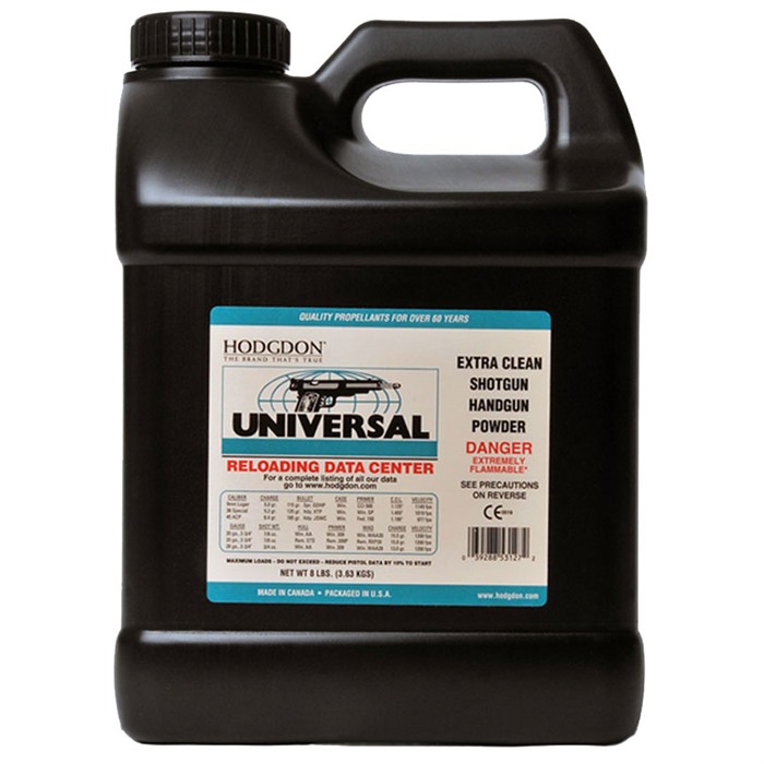 HODGDON POWDER CO., INC. - UNIVERSAL® SMOKELESS PISTOL POWDER