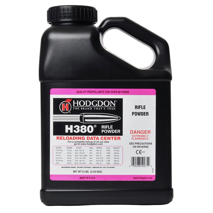 HODGDON POWDER CO., INC. - H380 SMOKELESS RIFLE POWDER - View 2
