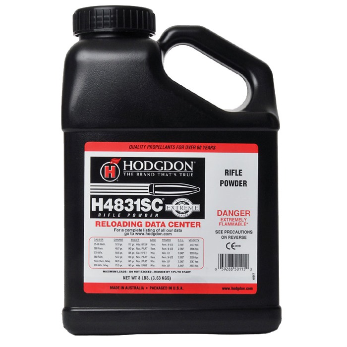 HODGDON POWDER CO., INC. - H4831SC SMOKELESS RIFLE POWDER