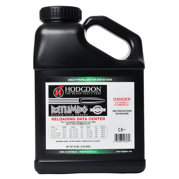 HODGDON POWDER CO., INC. - RETUMBO® SMOKELESS RIFLE POWDER - View 2