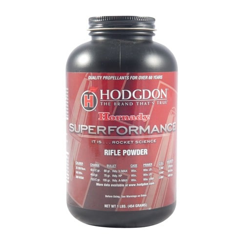 HODGDON POWDER CO., INC. - SUPERFORMANCE® SMOKELESS RIFLE POWDER - View 3