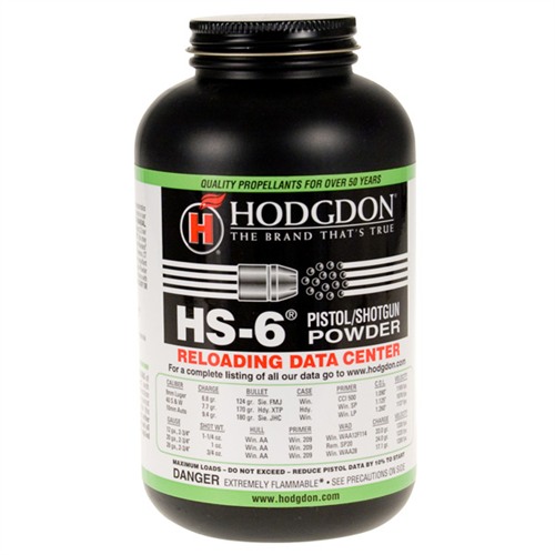 HODGDON POWDER CO., INC. - HS-6 SMOKELESS PISTOL/ SHOTSHELL POWDER - View 3