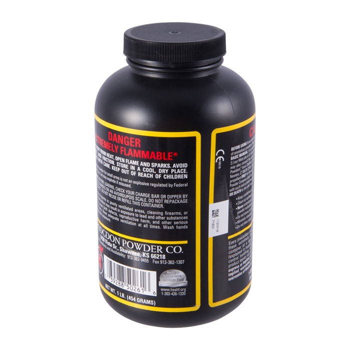 HODGDON POWDER CO., INC. - CFE® BLK SMOKELESS RIFLE POWDER - View 4