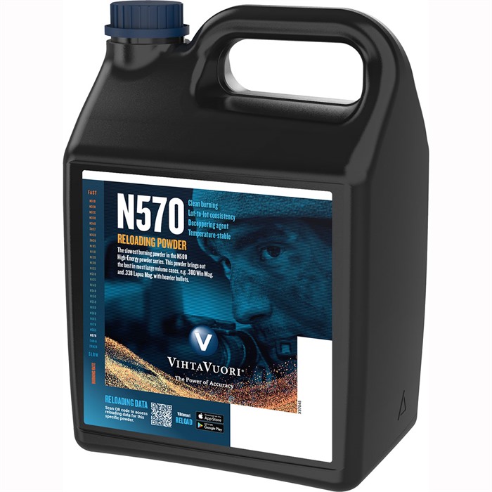 VIHTAVUORI - N570 HIGH ENERGY SMOKELESS RIFLE POWDER - View 2