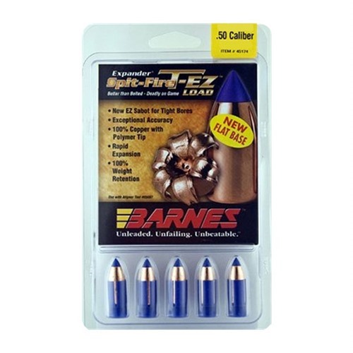 BARNES BULLETS - SPIT-FIRE T-EZ 50 CAL (0.510") FB MUZZLE LOADER BULLETS - View 2